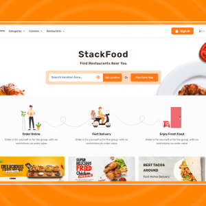 StackFood v2.8 - React User Website [HTML]